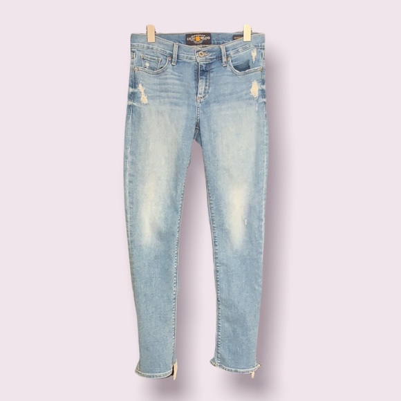 Lucky Brand Distressed Brooke Legging Jean - Picture 2 of 15